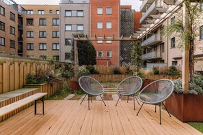 Terrace/patio - Family Friendly Apartment with Sea View in Zeebrugge (Brugge)