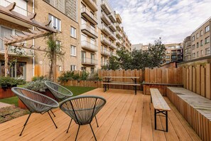Outdoor dining - Family Friendly Apartment with Sea View in Zeebrugge (Brugge)