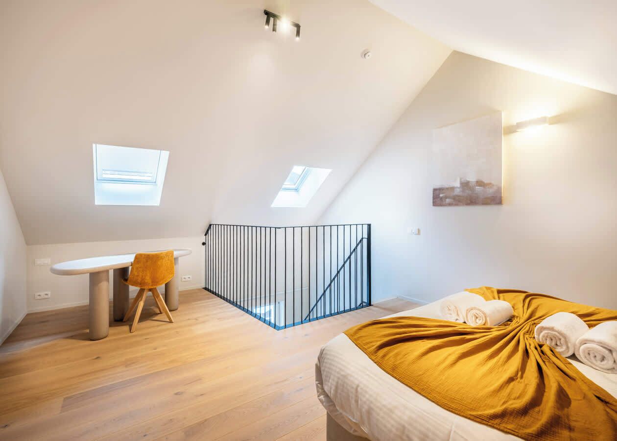 1 slaapkamer, een bureau, wifi, beddengoed