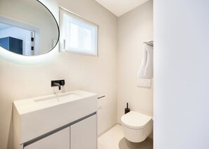 Shower, hair dryer, towels, shampoo - Cozy Duplex Studio in Ghent City (Gent)
