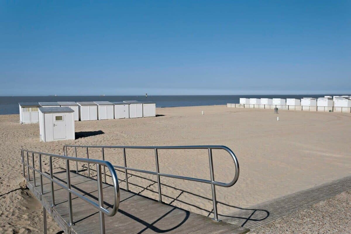 Vlak bij het strand