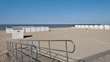 Vlak bij het strand