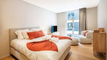 1 slaapkamer, een bureau, wifi, beddengoed
