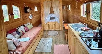 A gypsy caravan holiday in idyllic surroundings