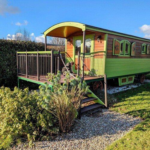 Séjour en roulotte dans un cadre idyllique