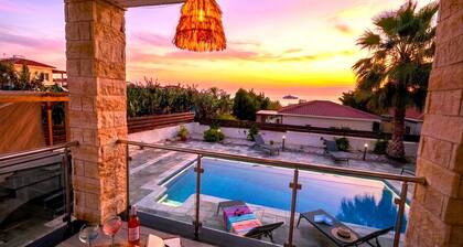 Luxury 5BR Villa in Paphos | Private Pool, Hot Tub & Sea Views | Family Retreat