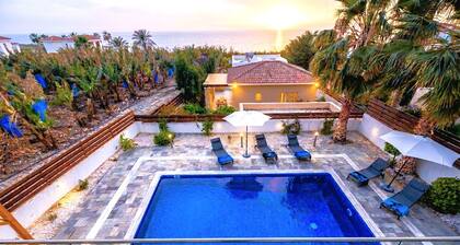 Luxury Paphos Villa: 5BR, Private Pool & Hot Tub | Near Sea | Flexible Stay