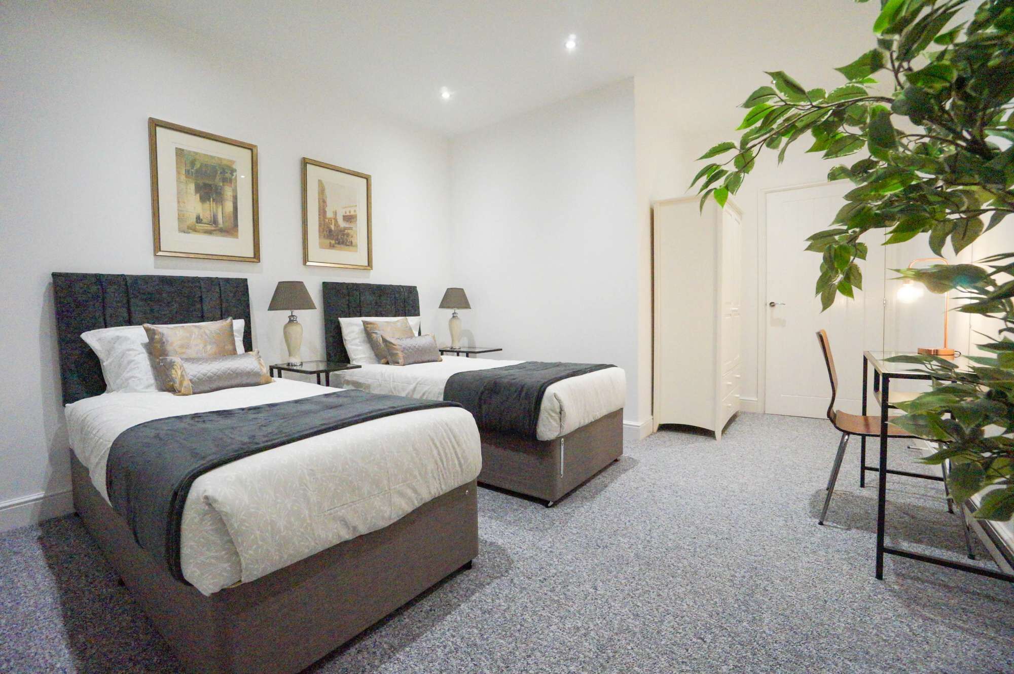 2 bedrooms, iron/ironing board, travel crib, WiFi