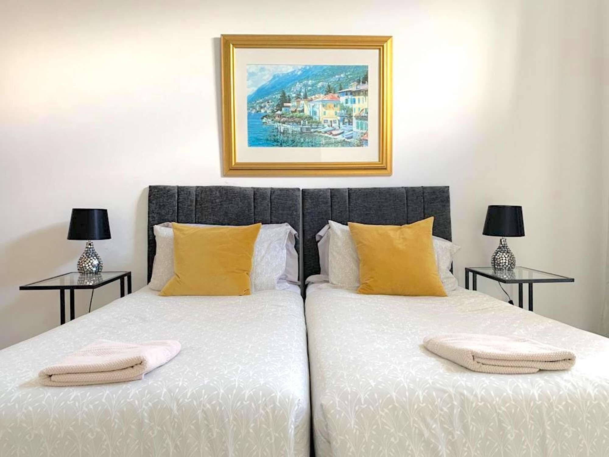 2 bedrooms, iron/ironing board, travel cot, WiFi
