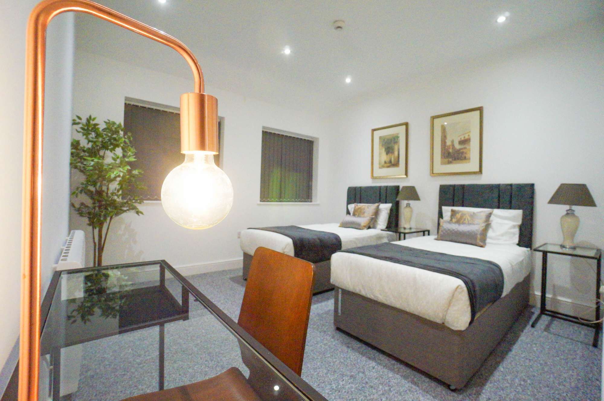 2 bedrooms, iron/ironing board, travel cot, WiFi
