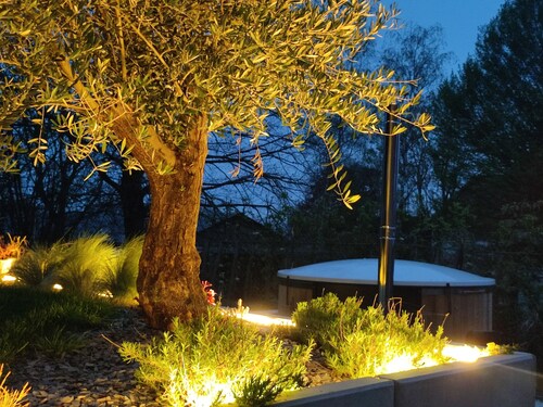 Maison de campagne 'Séjour Hédoniste - Bain Nordique' avec terrasse privée, Wi-Fi et climatisation