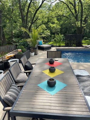 Opções para refeição ao ar livre