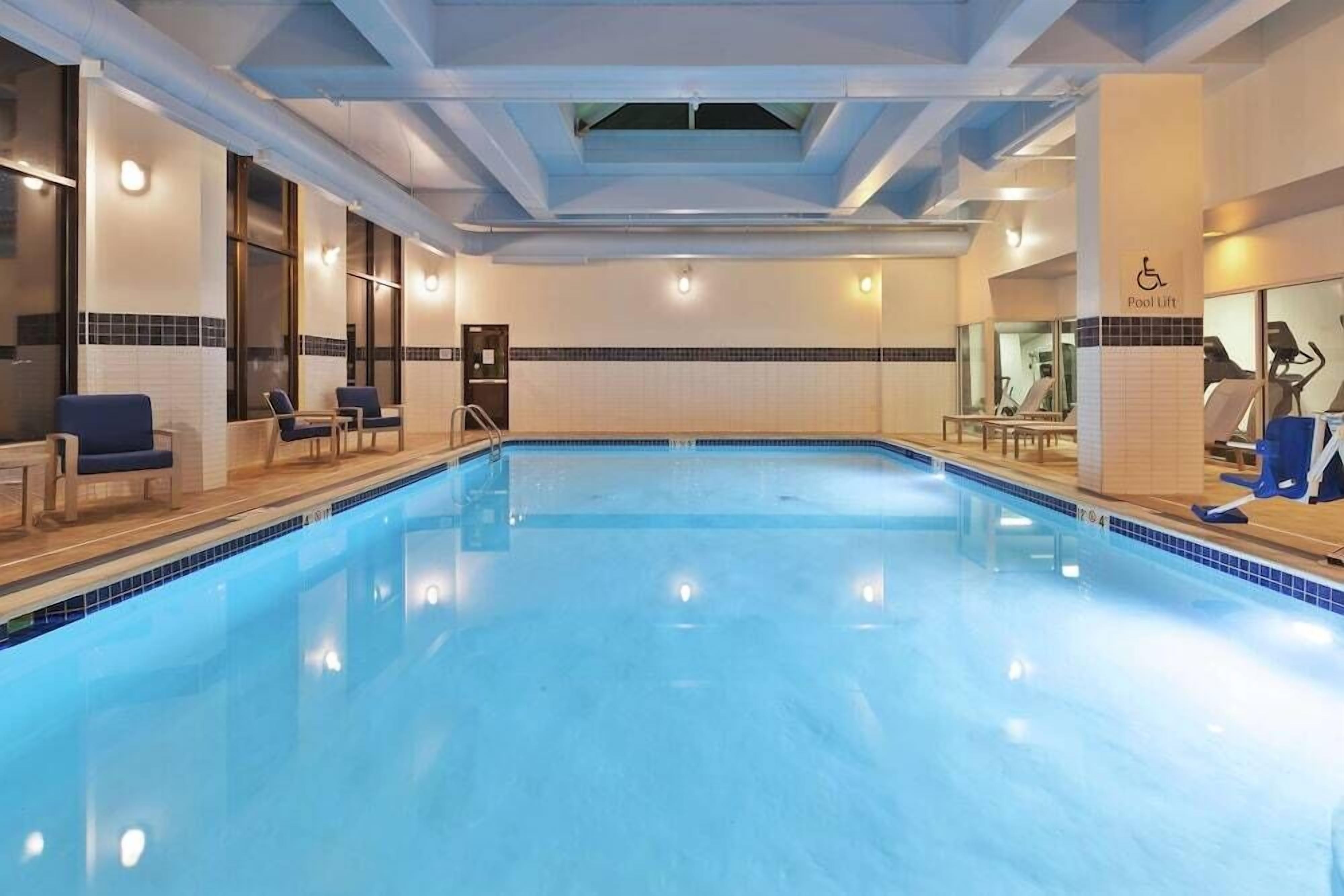 Indoor pool, outdoor pool