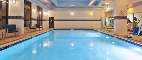 Indoor pool, outdoor pool