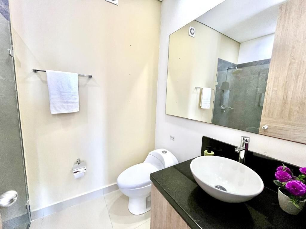 Apartment, Balcony, Partial Sea View | Bathroom