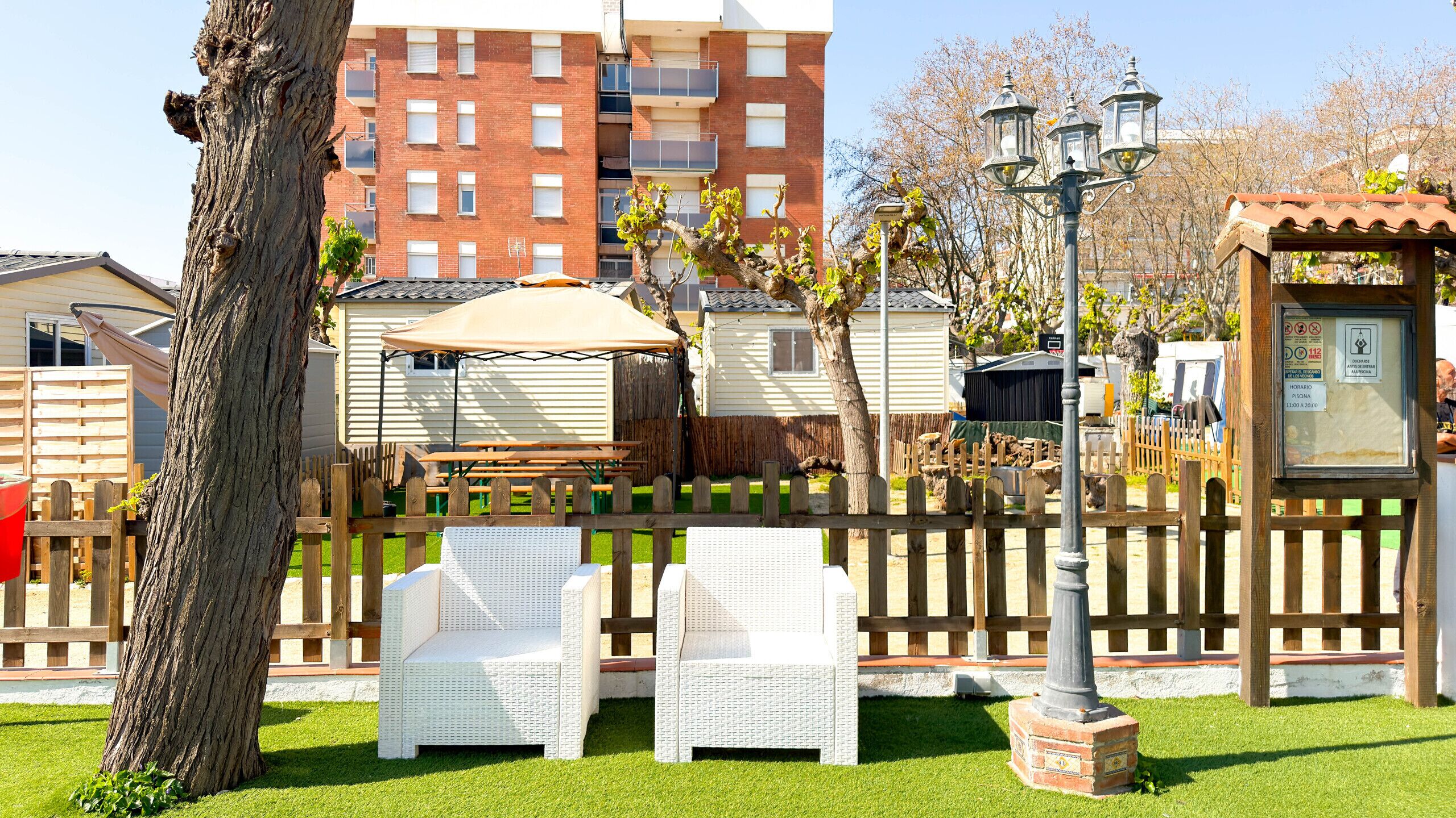 Terrein van de accommodatie