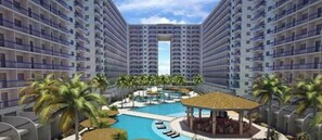 Pool - Chic Retreat 1Br condo w/Balcony  Overlooking MOA (Pasay City)