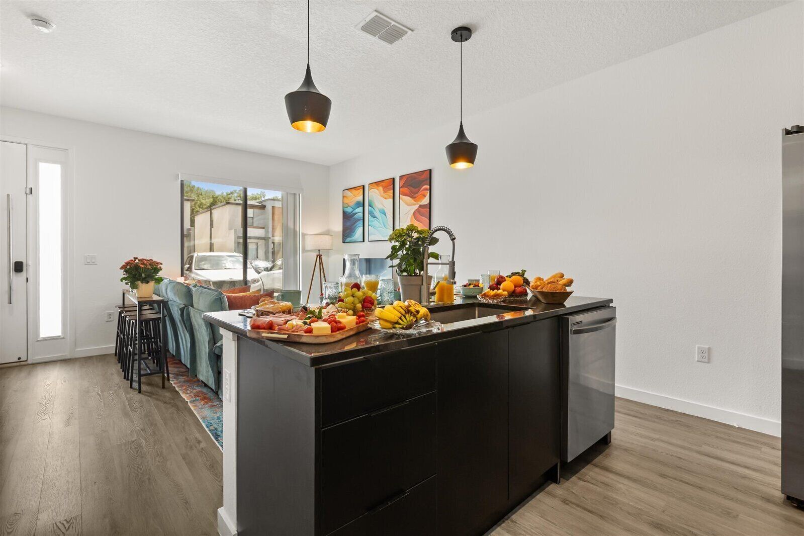 Oven, stovetop, dishwasher, espresso maker