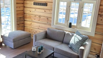 Large Family Room with Shared Bathroom