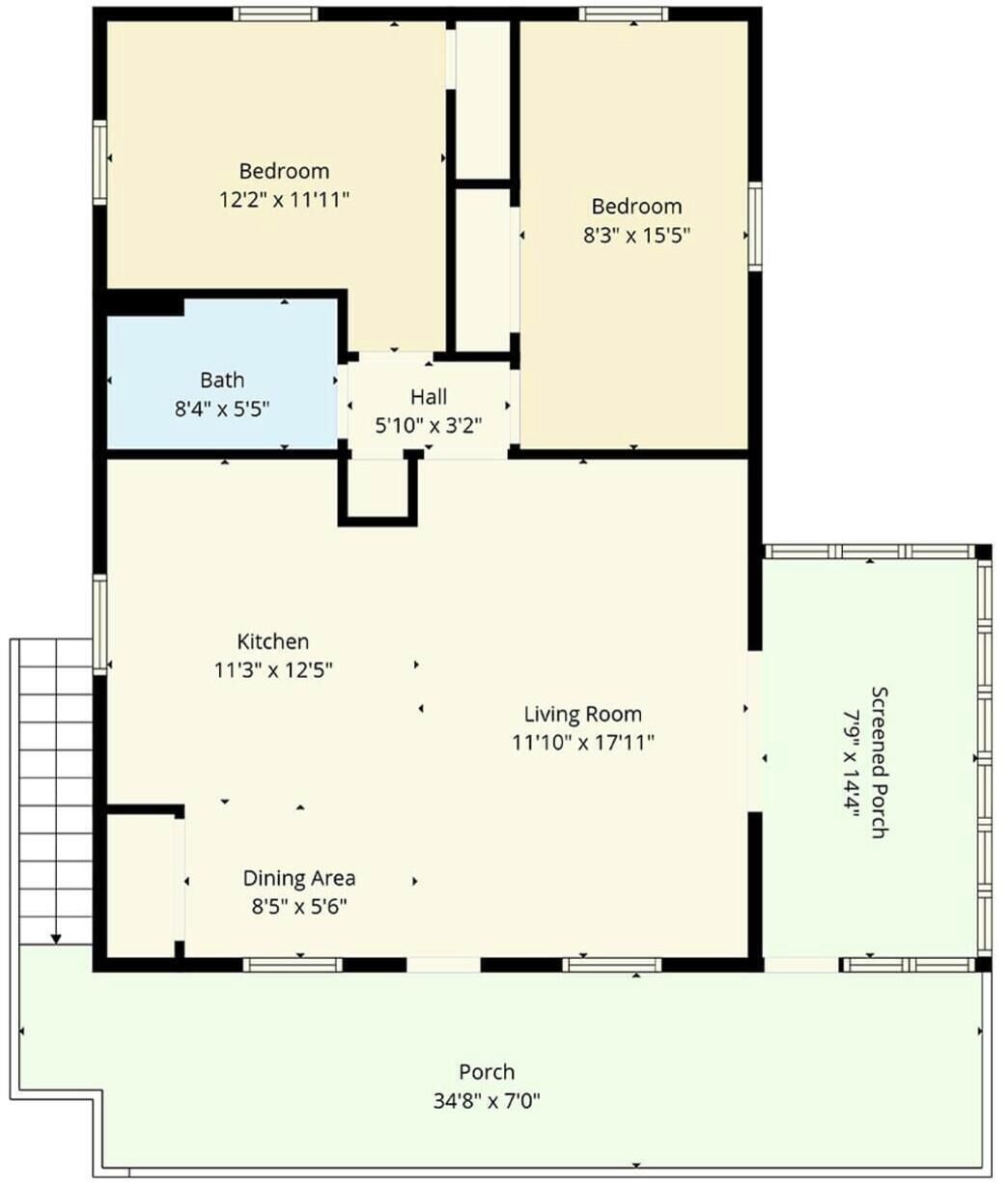 Salty Pines' Floorplan