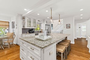 Fridge, microwave, oven, stovetop - New Listing! 806 Carolina - 1 Block to Beach! (Isle of Palms)