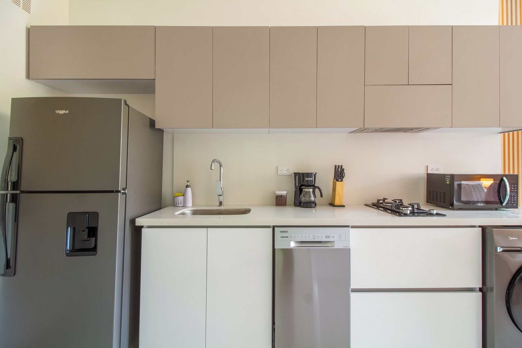 Monolocale Classic, balcone, vista montagna | Cucina privata