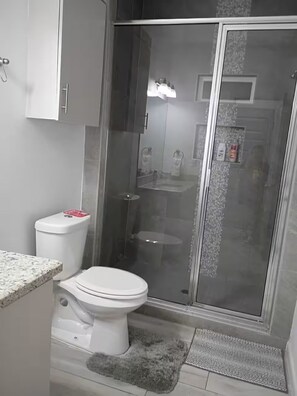 Hair dryer, soap - New:Modern 2BR/2BA King Bed  Wi-Fi Parking (Edinburg)