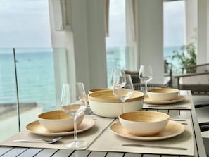 Balcony - Appartement Serena Beachfront Hammamet (Hammamet)