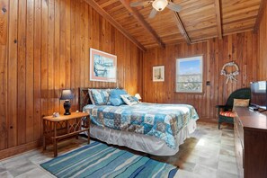 3 bedrooms, free WiFi, bed sheets - A Beach Destiny: Spacious 3BR oceanview home in Oak Island, NC, perfect for family fun! (Oak Island)