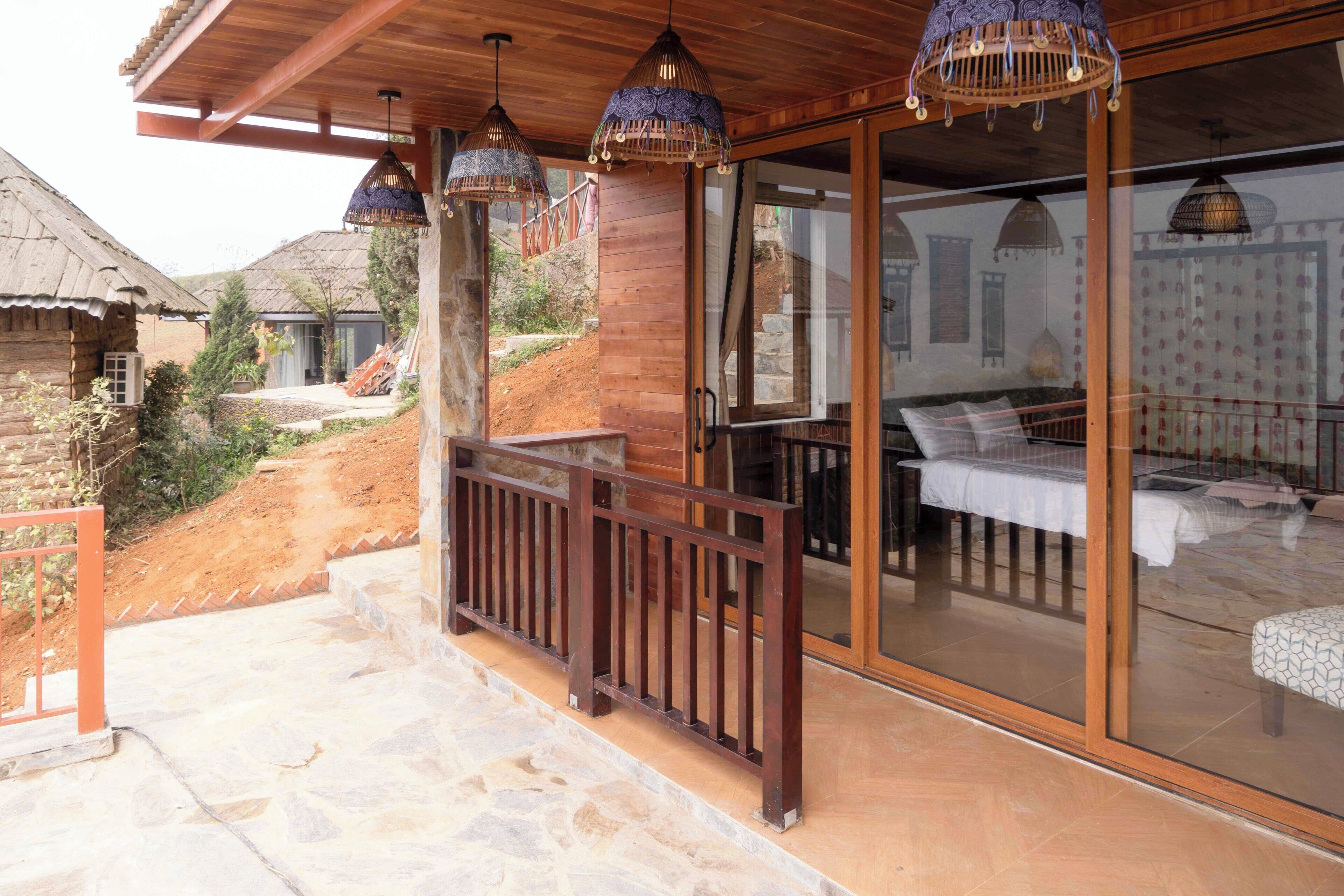 Kamar Double Superior, balkon, pemandangan gunung