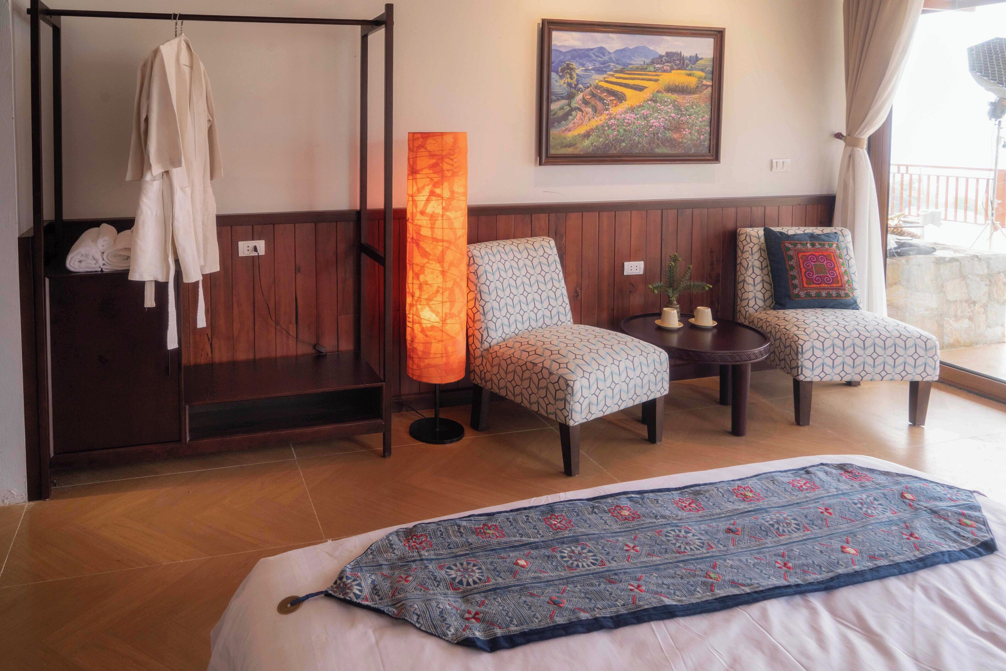 Kamar Double Superior, balkon, pemandangan gunung