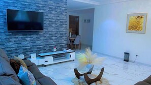 Living area - Flat 2 @ Ayan Villas beach view(first floor) (GJ5X+CM Oshiyie)