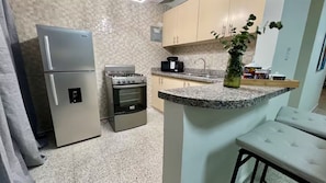 Private kitchen - Modern Zona Colonial Apartment  Walkable & Cozy (Santo Domingo)