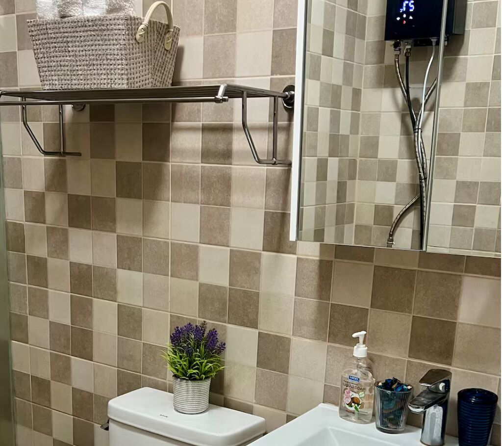 Towels, soap, toilet paper