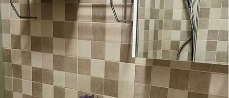 Towels, soap, toilet paper
