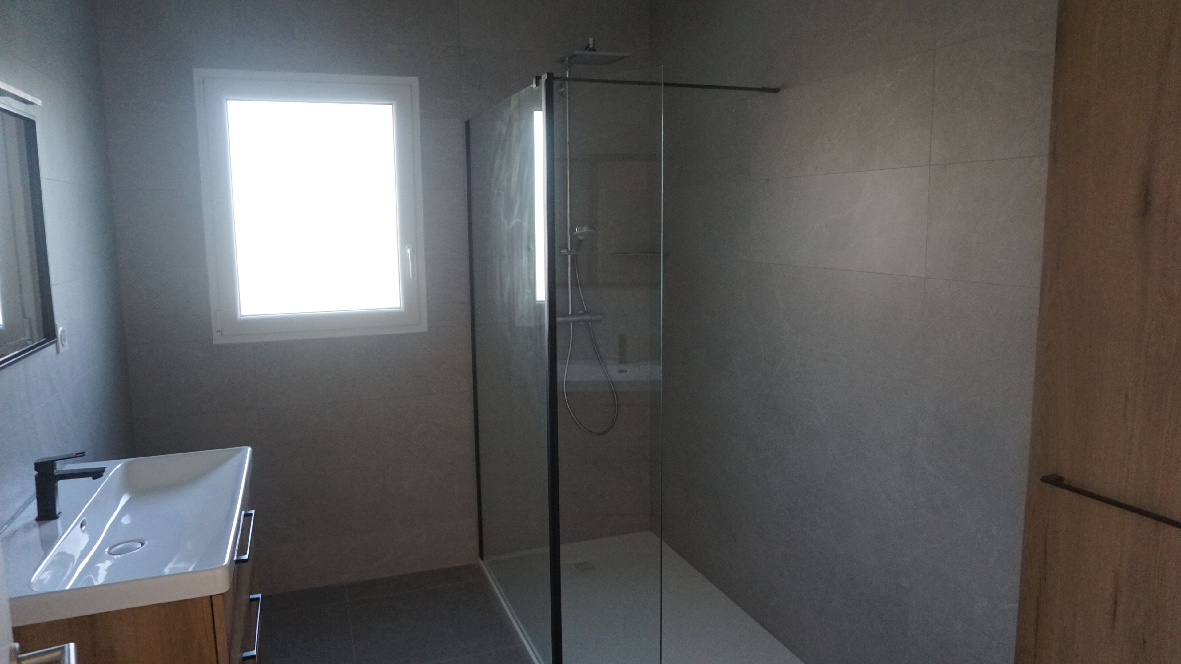 Shower, soap, toilet paper