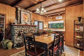 Dining - Peaceful Cabin | Redwoods, Creek + Outdoor Space (Brookdale)