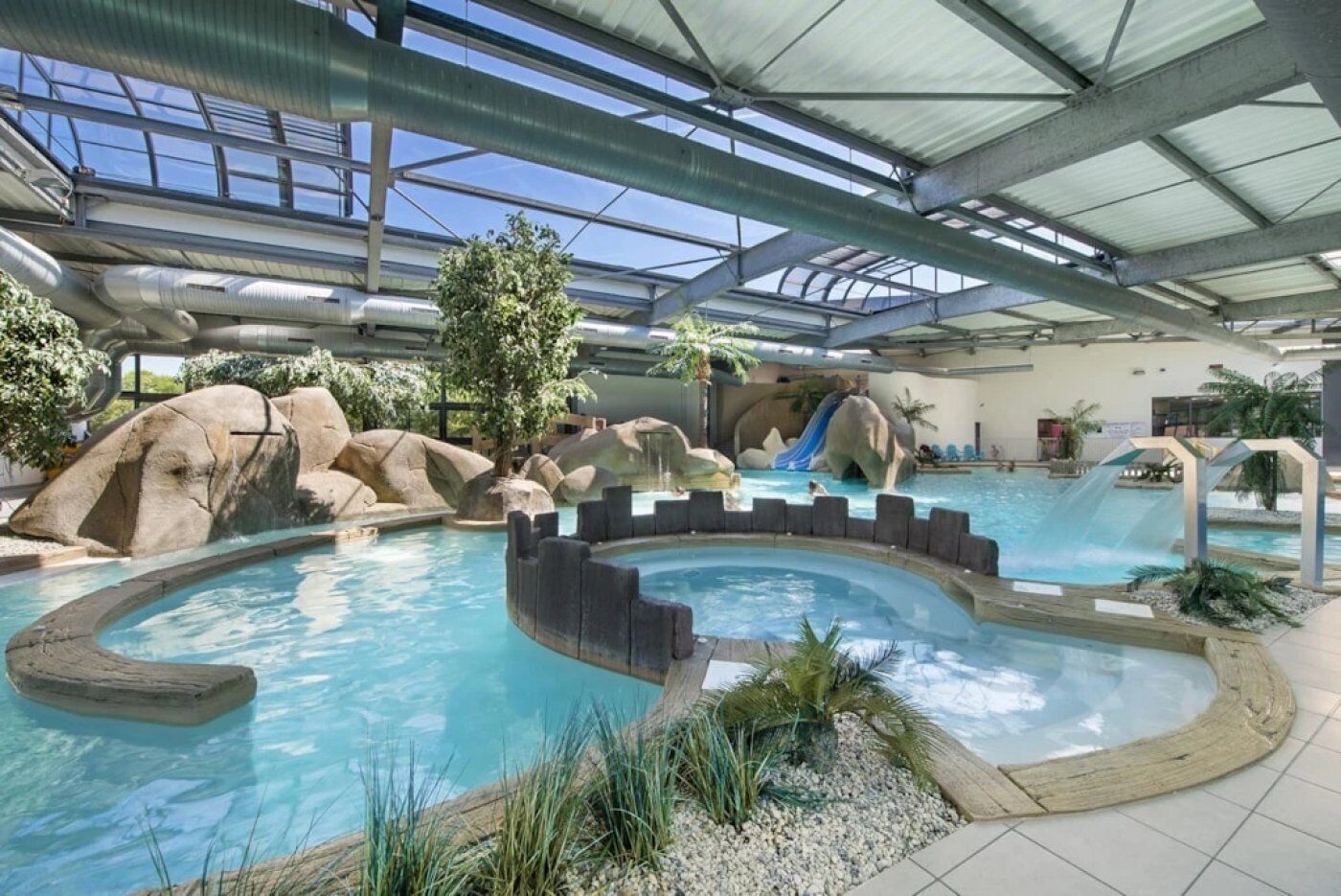 Indoor pool, a heated pool