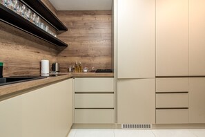 Fridge, microwave, dishwasher, coffee/tea maker - Luxury Studio Apartment Infinity Blue A6 (Zadar)