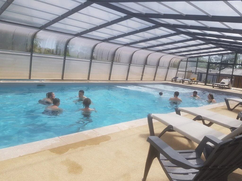 Indoor pool, a heated pool
