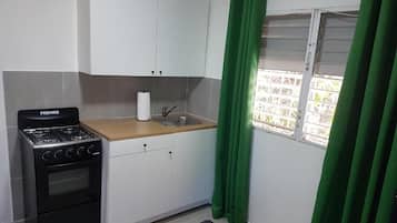 Comfort-Apartment, Nichtraucher, Gartenblick | Eigene Küche