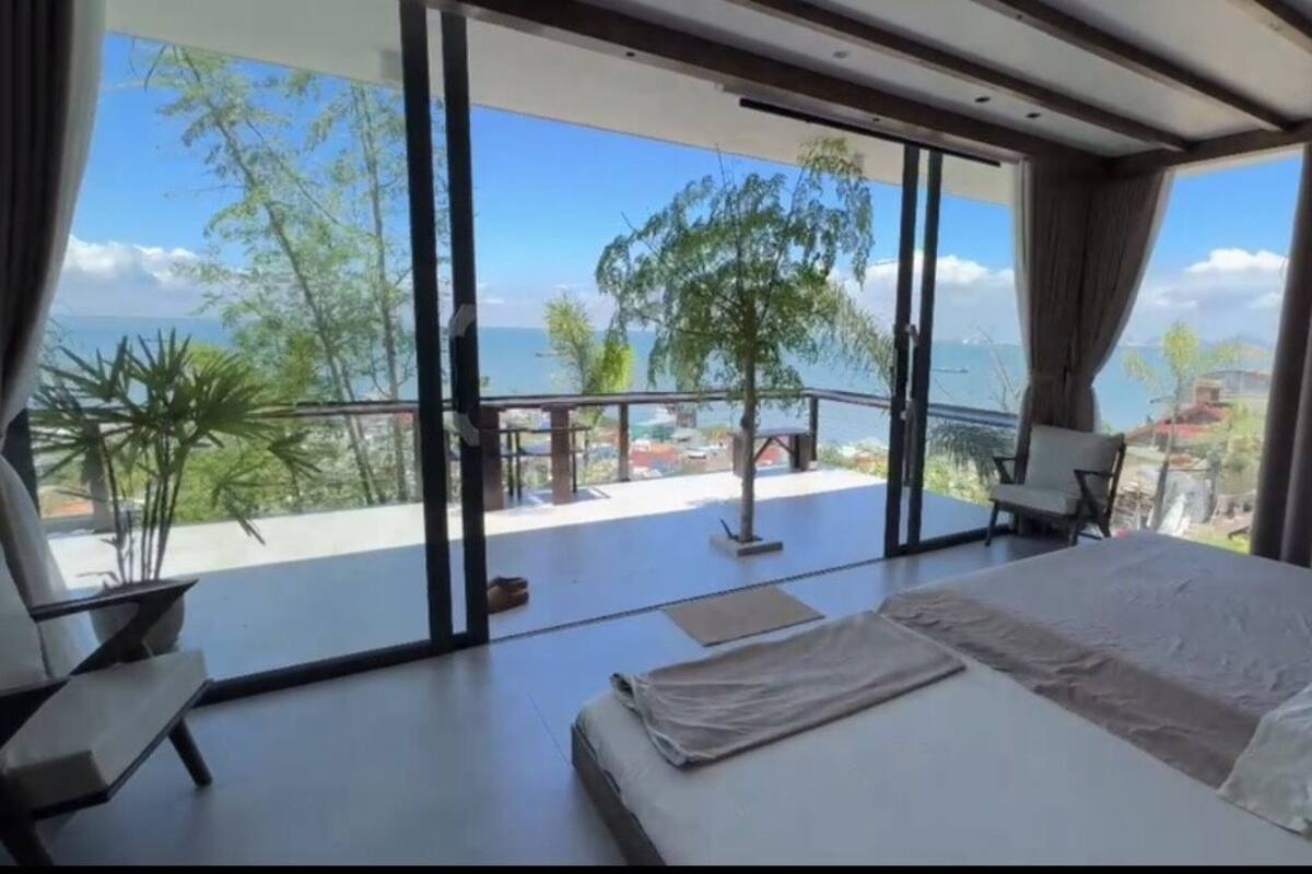 Deluxe Quadruple Room, Balcony, Sea View | Desk, blackout drapes, iron/ironing board, free WiFi