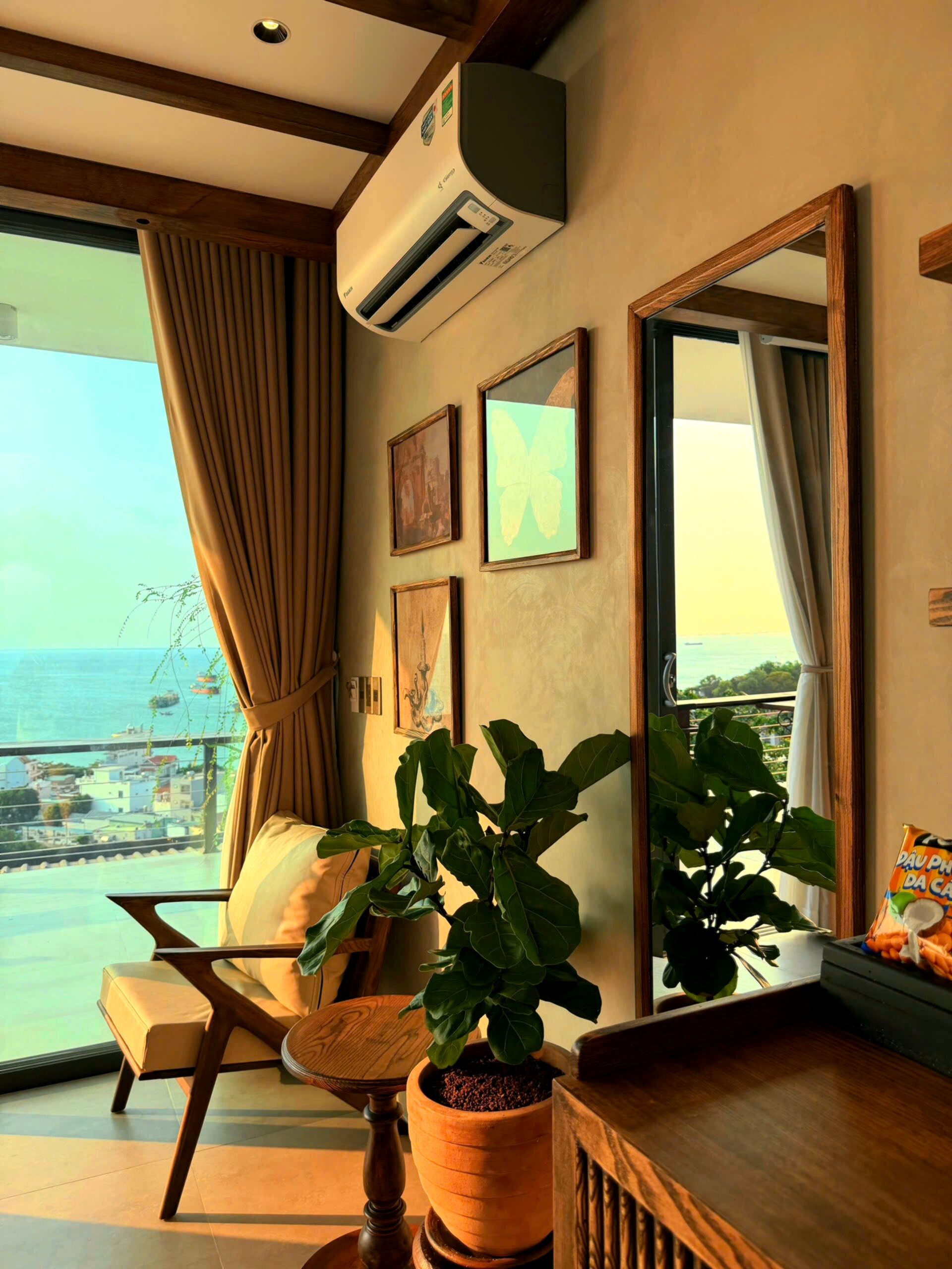 Desk, blackout curtains, iron/ironing board, free WiFi