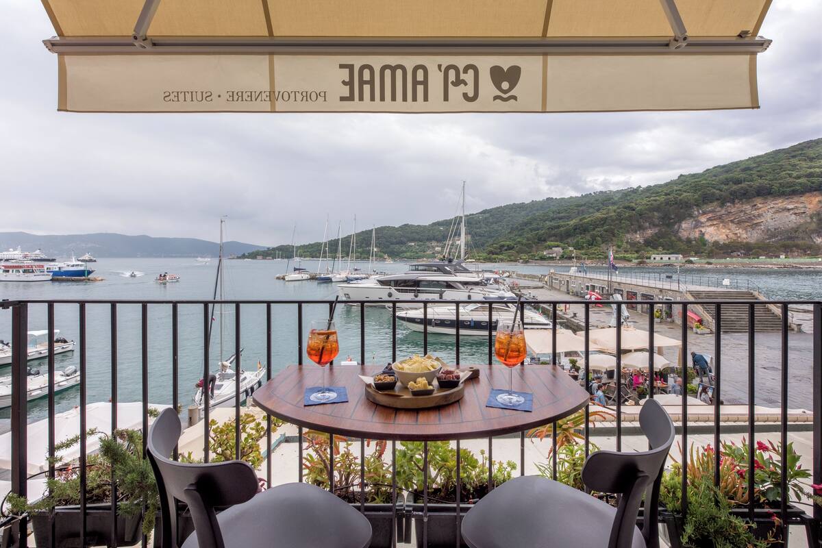 Suite, balcón, vista al mar | Vista del balcón