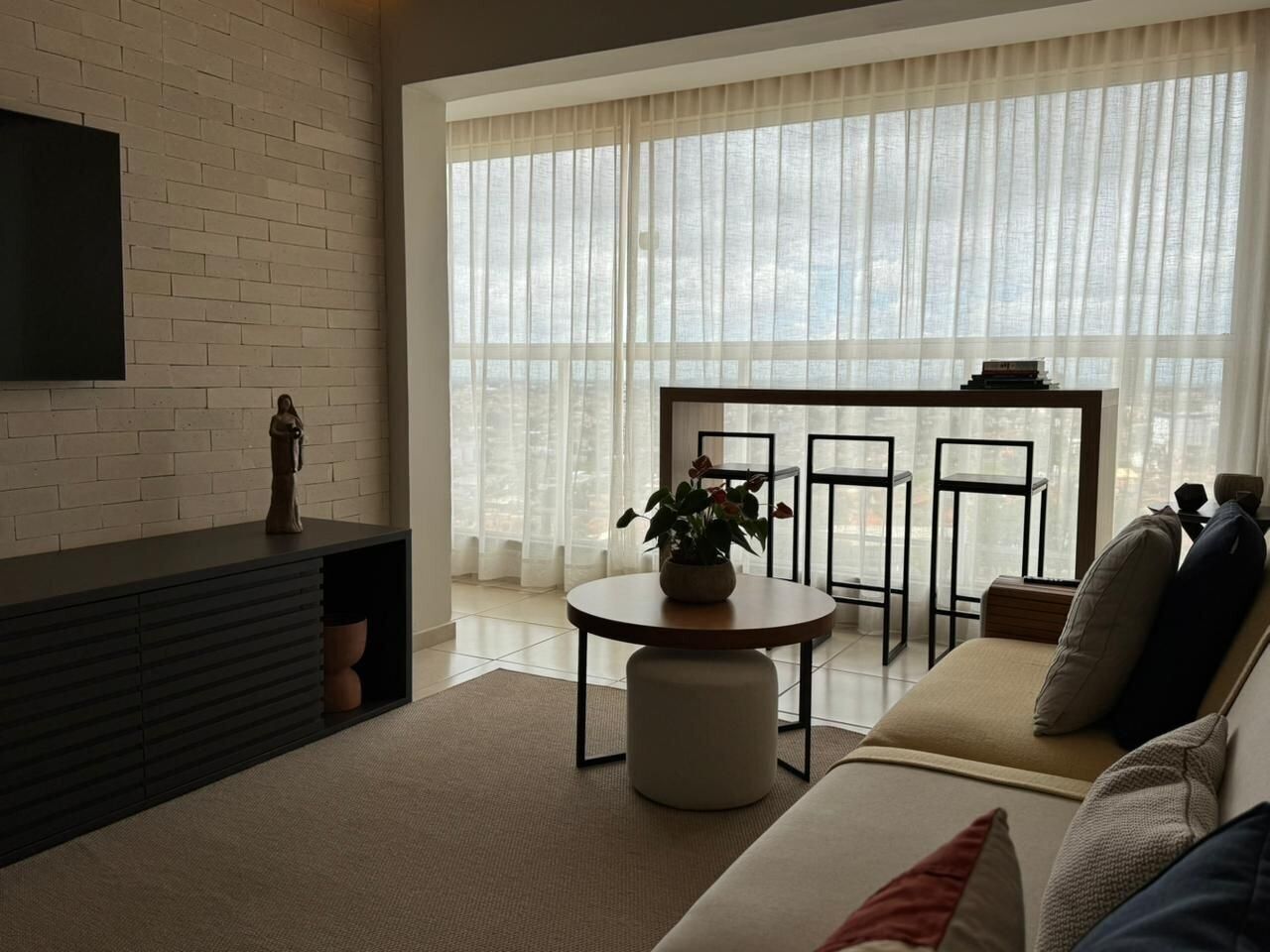 Luxury Apartment With Beautiful City View - Araxá