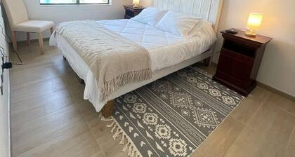 Modern 1D1B apartment with fully furnished parking.