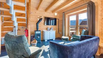 Fernseher, Kamin, Arbeitsbereiche