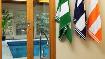 Indoor pool, a heated pool