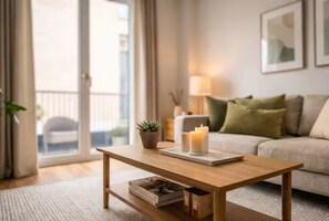 Living area - Prime Shoreditch – 2 Bed Central Apartment (London)