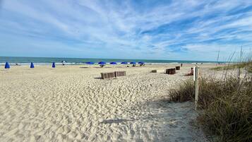 Una spiaggia nelle vicinanze